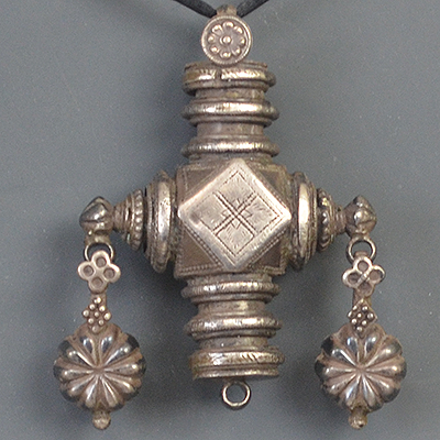 Indian Coin Silver Pendant