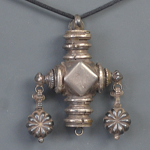 Indian Coin Silver Pendant